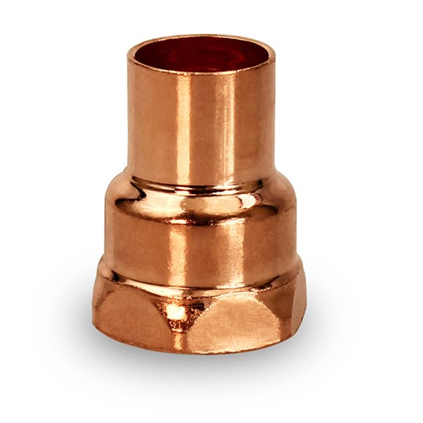 Supply Giant DDGA0100 Female Adapter Fitting with C X F Connections, 1, Copper