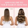 GOO GOO Clip in Hair Extensions Real Human Hair, 18inch 120g 7Pcs, 4/27/4 Balayage Chocolate Brown to Caramel Blonde, Remy Human Hair Extensions Clip ins for Women, Natural Human Hair