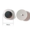 100 Pcs Sew On Googly Wiggle Eyes Button for DIY Crafts Stuffed Plush Dolls Making Scrapbooking Projects (8mm)
