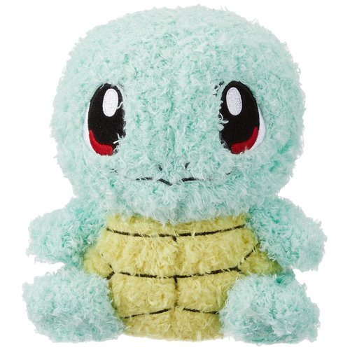 Sekiguchi Pokemon MokoMoko Squirtle Fluffy Stuffed Plush, 7"
