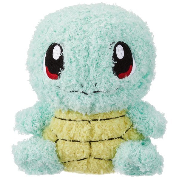 Sekiguchi Pokemon MokoMoko Squirtle Fluffy Stuffed Plush, 7"