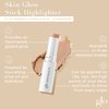Glo Skin Beauty Skin Glow Stick Highlighter (Champagne) - Powered by Hydrators, Mineral Pigments & Mica for an Illuminated Glow - Clean Mineral Cream Highlighter