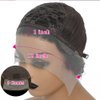 ZIFAN Pixie Cut Wig Human Hair Short Curly Wigs For Black Women Highlight Curly Bob Wig Human Hair Pre Plucked With Baby Hair 13x1 Short Lace Front Wigs Human Hair (Highlight, 6 Inch)