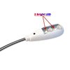 Kyfreshpower LED USB Reading Lamp Light with 2-Brightness Dimmable Setting, Flexible Gooseneck USB Light for Notebook Laptop Keyboard, Powerbank(On/Off Switch, 1 White+1 Mini USB Light)
