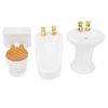 1: 24 Dollhouse Miniature Porcelain Bathroom SetMini Dollhouse Furniture, Dollhouse Miniature Bathroom Set for Decoration(#1) Doll Houses