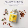 SOLARAY Vitamin C w/Rose Hips & Acerola | 1000mg | Two-Stage Timed-Release Healthy Immune Function, Skin, Hair & Nails Support | Non-GMO | 250ct