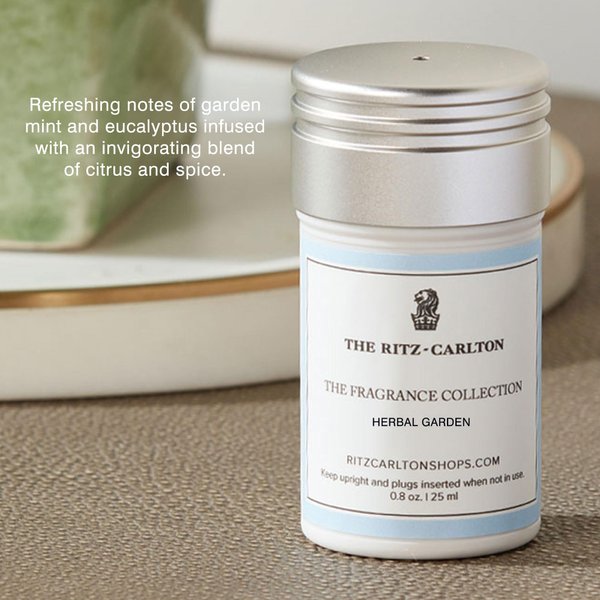 The Ritz-Carlton Room Diffuser Refill - Herbal Garden - Notes of Garden Mint, Eucalyptus, Citrus, and Spice