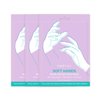 FACETORY Soft Hands Moisturing Hand Mask with Softening Shea Butter, Almond Seed Oil, and Ferments - Hand Spa Nourishing and Renewing Hand Sheet Mask for Dry, Rough Hands and Cuticles - 3 Pairs