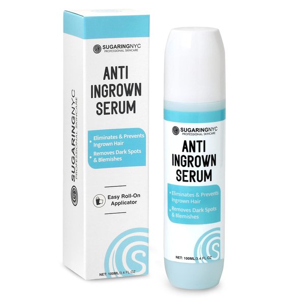 Sugaring NYC ingrown hair treatment , Blemish & Breakout Serum - Easy Roll-On Applicator 3.4oz