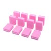 YIMART 20 Pcs Double-sided Mini Nail Buffer Block Colorful Sponge Nail Polish Sanding Buffer Strips Nail File Blocks Manicure Tools (Pink)