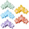 KICOSY 5PCS Flower Hair Clips for Women, Hawaiian Flower Claw Clips for Thick Hair, 4.2 inches