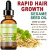 SESAME SEED OIL 100% Pure Natural Virgin Unrefined Undiluted Cold Pressed Carrier Oil for Face, Skin, Body, Hair, Massage, Nails. 2 Fl. oz - 60 ml by Botanical Beauty