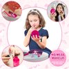 Little Girls Play Purse, Kids Toy Purse and Pretend Makeup Kits for Toddlers -My First Purse Set Include Handbag, Phone, Wallet, Play Mermaid Jewelry, Pretend Play Girl Toys, Gift for Girls 3 4 5 6 7