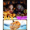 500 Styles Luminous Halloween Tattoos Party Favors for Kids, Halloween Temporary Tattoos Stickers, Halloween Goodie Bag Stuffers Halloween Gifts for Halloween Treats, Halloween Party Supplies
