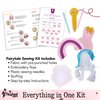 Sewing Kit for Kids Beginner – Portable Sewing Kit for Kids Ages 8-12 - Make Your Own Fairytale Characters, Educational DIY Arts & Crafts, Learn to Sew Kit Box, Birthday Gifts for Girls & Boys