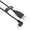 Right Angle Micro USB Cable in Car Cord Charging for Tomtom Go 820 Live / 5200, 6000 / Start 20, 25, 30, 35, 40, 50, 60 / VIA 1535, 1605, 135, 120, 125, 130, 135 GPS Sat Nav | Tom Tom 90 Degree (6ft)