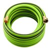LitartPRO 1/2 inch 15FT Modified Eco-friendly PVC Garden Hose,Live Joint Brass Connector,GHT Fitting(3/4" Tap Faucet)