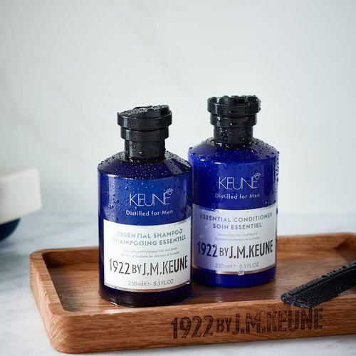 1922 by J.M. Keune Essential Shampoo, Multi-Use Cleanser, Beard Wash & Body Wash for Men, 8.5 Fl Oz