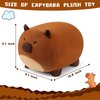 Capybara Plush Stuffed Animal-16'' Capybara Plush Toy, Capybara Plush Pillow, Cute Soft Plush Capybara Plushie Stuffed Toys, Capybara Plush Pillows Toy Decoration Doll Gift for Kids Girls Boys