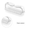 5 Pcs Fingernail Brush Nail Brush For Cleaning Fingernails Handle Nail Brushes Transparent Nail Cleaning Brushes Small Nail Scrubbers for Toes and Nails