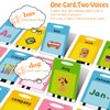 Kids Talking Flash Cards,Baby Sight Words Flash Cards for Toddlers, Early Learning Cards for 1 2 3 4 5 Year Old Boys and Girls, with 224 Flash Cards and Words Book…