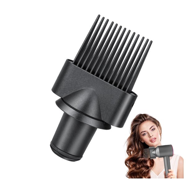 YAFIYGI low Dryer Comb Attachment for Supersonic Hair Dryer HD01 HD02 HD03 HD04 HD08 Universal Hair Attachment for Blowdryer Black Comb Attachment (Not Suitable for Curling Irons)
