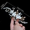 Beusoulover Wedding Hair Comb Clip, Wedding Hair Accessories for Brides, Crystal Bridal Hair Accessories Headpieces for Women, Girl, Party, Prom, (Style D)