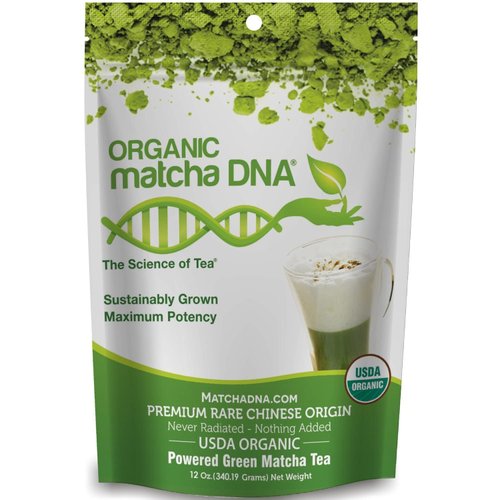 MATCHA DNA Certified Organic Matcha Green Tea Pure USDA Certified Organic Culinary Grade Matcha (12 Ounce Bag)