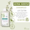 Klorane Ultra-Gentle Shampoo with Oat Milk, Sulfate-Free, Dermatologist and Pediatric Tested, Hypoallergenic, Vegan, Plant-based, Biodegradable, 13.5 Ounce (Pack of 1)