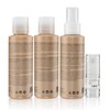 MOEHAIR Travel Kit (Protein Shampoo and Conditioner Set - 3.4 Fl Oz, Leave-In Conditioner - 3.4 Fl Oz & Hair Serum - 0.5 Fl Oz), Travel Friendly I Sulfate & Paraben Free | Suitable for All Hair Types