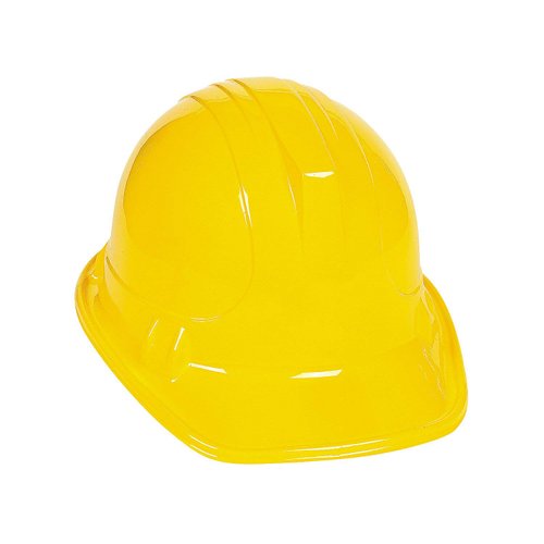Fun Express Yellow Construction Hats for Kids - Party and Costume Accessories - VBS Vacation Bible School Supplies/Decor - Set of 12