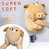 JIAJEGTGT Cute Kawaii Dog Plush Pillows Stuffed Animal Hugging Pillow, 8Inch Stuffed Cuddle Plush Toys,Birthday Gifts for Kids Girls,Boys