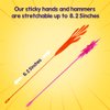 Shindel 72PCS Sticky Toys for Kids, Stretchy Sticky Toys Sticky Hands Wall Climbers Sticky Hammers for Party Favors Fun Fidget Toys Classroom Prize Goodie Bag