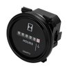 Mechanical Round Hour Meter AC DC 12V 24V 36V 48V 60V 72V Quartz Hour Meter for Marine Engine Truck Snowmobile Boat Generators Tractor Lawn Mower Golf Carts Forklift