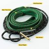 20 Kinds Gun Clean Snake, Bore Rope for Rifle Pistol Shotgun, Reusable Gun Barrel Cleaning for.223/9mm/Cal .380/12 GA/. 30 Cal/.308/.44 Cal. (Choose Suitable Calibers)(.22 Cal .223 Cal & 5.56mm)