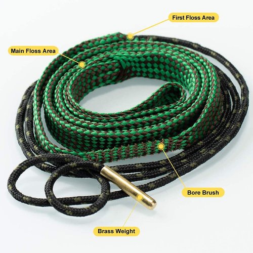 20 Kinds Gun Clean Snake, Bore Rope for Rifle Pistol Shotgun, Reusable Gun Barrel Cleaning for.223/9mm/Cal .380/12 GA/. 30 Cal/.308/.44 Cal. (Choose Suitable Calibers)(.22 Cal .223 Cal & 5.56mm)
