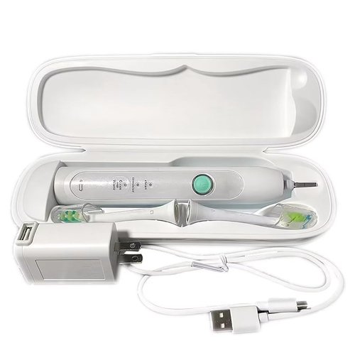 USonline911 Premium Economical Travel Charger Case w/AC Charer + USB Cable for Philips FlexCare HX6950 HX6960 etc