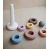 mushie Stacking Rings Toy | Made in Denmark (Rustic)