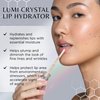 Cosmedix Lumi Crystal Liquid Crystal Lip Hydrator - Delivers Incredible Moisture - Plumps and Softens - Protects from Environmental Stressors - Gives High-Shine Finish - 0.14 oz Treatment