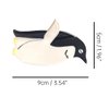 Cute Flying Penguin Hair Clip,Acetate Hair Clip,Small Claw Clip for Women, 1 Count (Pack of 1)