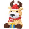 HGCYCF Christmas Building Blocks Reindeer Compatible for Lego Christmas Micro Blocks Stacking New Toys Holiday Present Box New Year Birthday Gifts for Kids 6-12 Years Old (Deer)