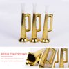 Vaguelly 10Pcs Golden Cheering Trumpets Gathering Trumpet Noise Maker Party Horns Trumpets Cheering Props for Soccer Events Carnival Party