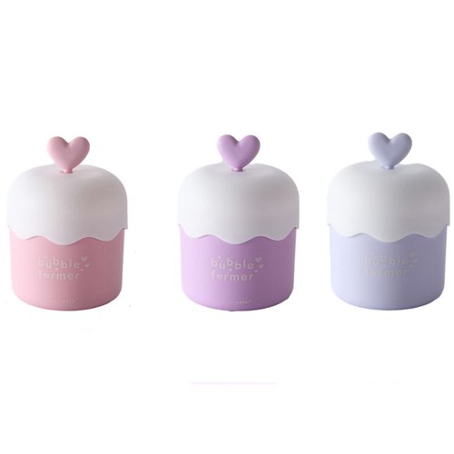 Bubble Foamer Facial Cleanser Foam Maker Cup Bubble Foamer Device Bubbler for Facial Cleanser Foam Cup Bubble Maker for Face Wash Cleanser Wash Bubble Cream Shampoo Foam Maker(LOVE Purple White)