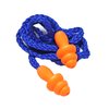 25 Pairs Corded Ear Plugs Soft Silicone Reusable Earplugs Noise Cancelling for Hearing Protection, Sleeping (Orange)