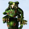 Waltz&F Kiss pearl frog Trinket Box Hinged Hand-painted Animal Figurine Collectible Ring Holder