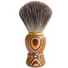 KIKC Synthetic Shaving Brush, Art Wooden Beard Brush (Ultra-Dense Synthetic Hair), Barber Shop Professional Salon Shaving Tool（22mm luxury Knot）
