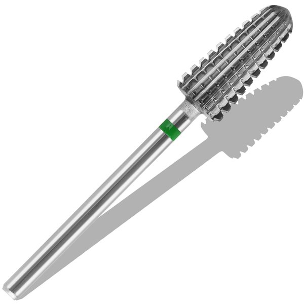 C12rtive 5-In-1 Vertical Cone Shape Nail Drill Bits,Tungsten Carbide Electronic Nail Drill Bit for Acrylic Gel Nails Dual Nail Form Remove,3/32 Inch Nail Bit for E-File Nail Drill(Coarse)