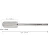 PANA Professional 3/32" Shank Size - Smooth Top Small Barrel Silver Carbide Bit Extra Fine Grit - Nail Drill Bit for Dremel Machine