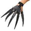 Halloween Joint Fingers, Halloween Cosplay Accessories, Black Left Hand Funny Toys, Horror Finger Extension Party Supplies Cosplay Props(02)