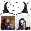 Halloween Devil Horns Hair Clip Fashion Barrettes Cute Headdress Small Vampire Headwear Cosplay Costume Accessorise Party Dress Up for Christmas Halloween